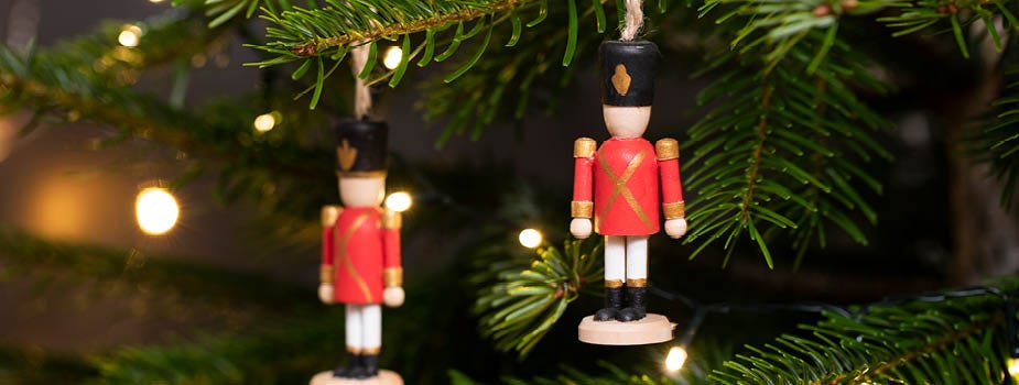 Christmas decorations with the nutcracker