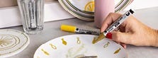 Porcelain and glass decoration (washable)