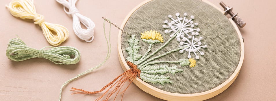 Embroidery and needle punch