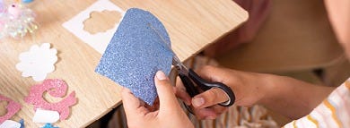 Cutting and sticking templates