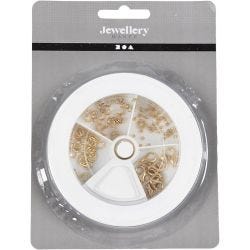 Jewellery Starter Kit, gold-plated, 1 set
