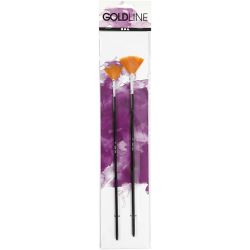Nylon Brushes, no. 4+8, L: 29-30 cm, W: 2-3 mm, Fan, 2 pc/ 1 pack