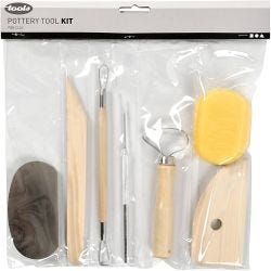 Pottery Tool Kit, 8 pc/ 1 pack