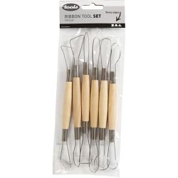 Leireverktøy, skarpe kanter, L: 20 cm, 6 stk./ 1 pk.