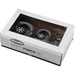 Craft Punch Set, marguerit, size 25+49+75 mm, 3 pc/ 1 pack