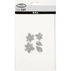 Die Cut and Embossing Folder, little plants, size 2-5x1,2-5 cm, 1 pc
