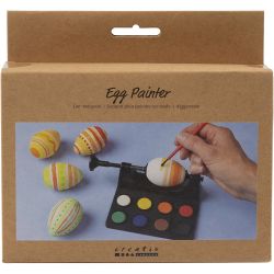 Egg Painter, L: 16,5 cm, black, 1 set