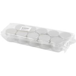 Plastic Jar with Screw-on Lid, H: 35 mm, dia. 40 mm, 35 ml, 10 pc/ 1 pack