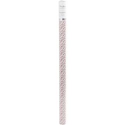 Gift wrap, trumpet, W: 70 cm, 80 g, red, white, 4 m/ 1 roll