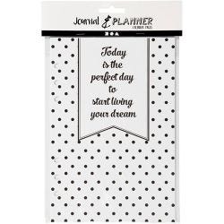 Calender pages, size 142x210 mm, Number of pages 7, 120 g, white, 1 pc