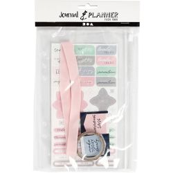 Plastic pouch with accessories, A5, sheet 140x215 mm, 1 pc