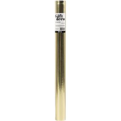 Wrapping Paper, W: 50 cm, 65 g, gold, 4 m/ 1 roll