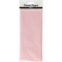 Tissue Paper, sheet 50x70 cm, 17 g, light rose, 10 sheet/ 1 pack