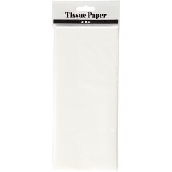 Tissue Paper, sheet 50x70 cm, 17 g, white, 10 sheet/ 1 pack