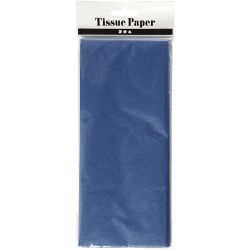 Tissue Paper, sheet 50x70 cm, 17 g, blue, 10 sheet/ 1 pack