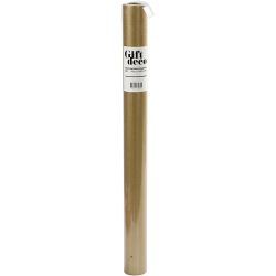 Wrapping Paper, W: 50 cm, 60 g, gold, 5 m/ 1 roll
