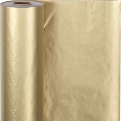 Gavepapir, B: 50 cm, 60 g, gull, 100 m/ 1 rl.