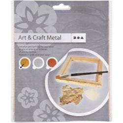 Imitation Metal Leaf, sheet 16x16 cm, gold, 0,625 m2, 25 sheet/ 1 pack