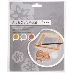 Imitation Metal Leaf, sheet 16x16 cm, copper, 0,625 m2, 25 sheet/ 1 pack