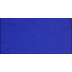 Crepe Paper, sheet 50x250 cm, blue, 10 pleats/ 1 pack
