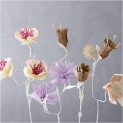 Crepe Paper, sheet 25x60 cm, Crêpe ratio: 180%, 105 g, natural, 8 sheet/ 1 pack