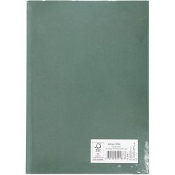 Card, A4, sheet 210x297 mm, 180 g, dark green, 20 sheet/ 1 pack
