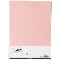 Card, A4, sheet 210x297 mm, 210 g, rose, 10 sheet/ 1 pack