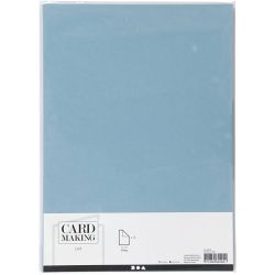 Card, A4, sheet 210x297 mm, 210 g, light blue, 10 sheet/ 1 pack