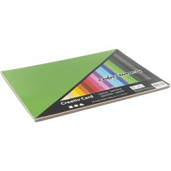 Creative Card, A4, sheet 210x297 mm, 180 g, assorted colours, 30 ass sheets/ 1 pack