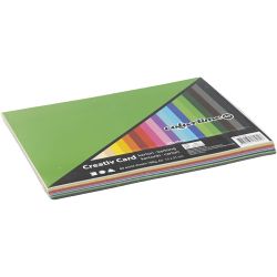 Creative Card, A5, sheet 148x210 mm, 180 g, assorted colours, 60 ass sheets/ 1 pack