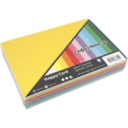 Spring Cardboard, A3, sheet 297x420 mm, 180 g, assorted colours, 300 ass sheets/ 1 pack