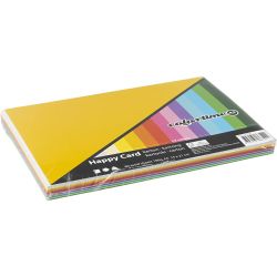 Spring Cardboard, A5, sheet 148x210 mm, 180 g, assorted colours, 60 ass sheets/ 1 pack