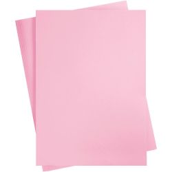 Card, A2, sheet 420x594 mm, 180 g, light pink, 10 sheet/ 1 pack