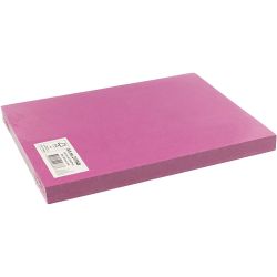 Card, A4, sheet 210x297 mm, 180 g, pink, 100 sheet/ 1 pack