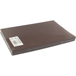 Card, A4, sheet 210x297 mm, 180 g, dark brown, 100 sheet/ 1 pack