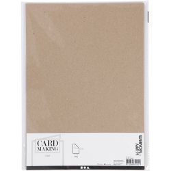 Card, A4, sheet 210x297 mm, 220 g, natural, 10 pc/ 1 pack