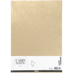 Paper, A4, sheet 210x297 mm, 80 g, gold, 20 sheet/ 1 pack