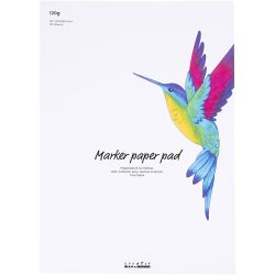 Marker Paper Pad, A3, sheet 297x420 mm, 120 g, white, 30sheet/ 1 pack