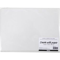 Kraft Paper, A4, sheet 210x297 mm, 100 g, white, 20 sheet/ 1 pack