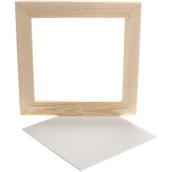 Canvas Panel with Wooden Frame