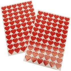 Heart stickers