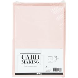 Cards and envelopes, card size 10,5x15 cm, envelope size 11,5x16,5 cm, 110+220 g, pastel colours, 50 set/ 1 pack