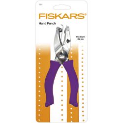 Fiskars Hand Punch, Medium Circle, hole size 3 mm, 1 pc
