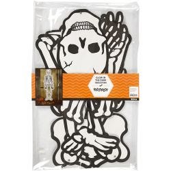 Skeleton, H: 120 cm, 300 g, white, 1 pc