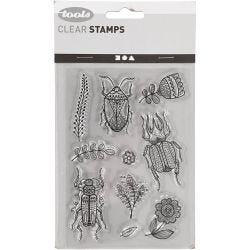 Clear Stamps, buggs, sheet 11x15,5 cm, 1 sheet