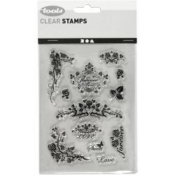 Clear Stamps, forever, sheet 11x15,5 cm, 1 sheet