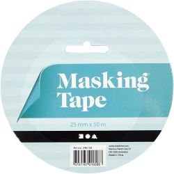 Masking tape, W: 25 mm, 50 m/ 1 roll