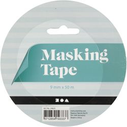Masking tape, W: 9 mm, 50 m/ 1 roll