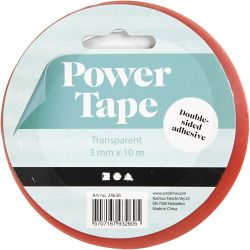 Power Tape, W: 3 mm, 10 m/ 1 roll