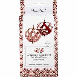 Paper Strips and fitting kit, L: 12.5 cm, W: 1,5 cm, 180 g, 12 pc/ 1 pack